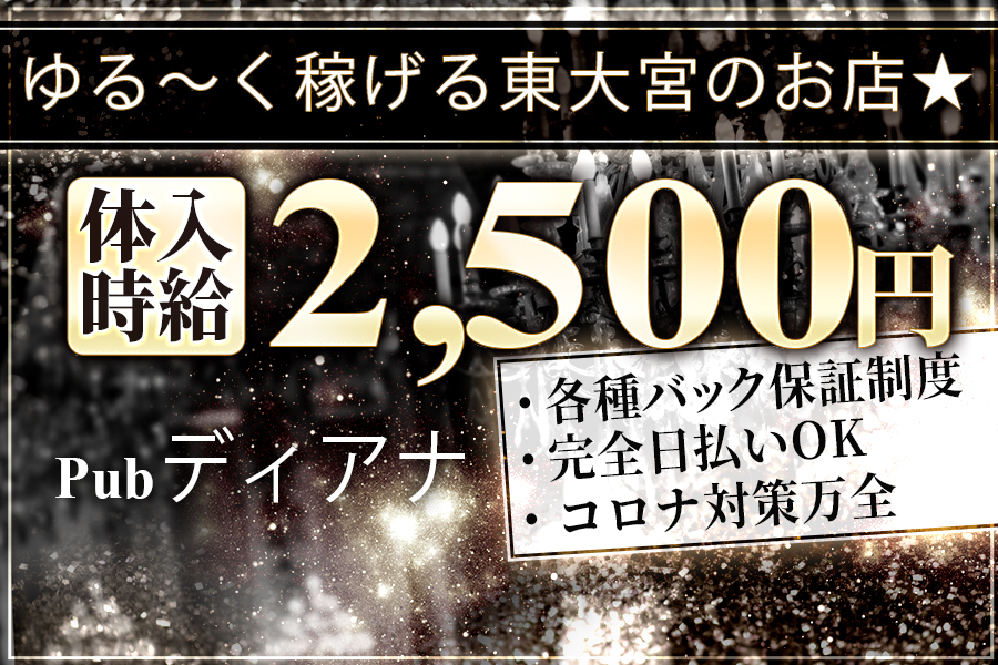 Pub ディアナの最新求人情報 さいたま市見沼区東大宮 パブ