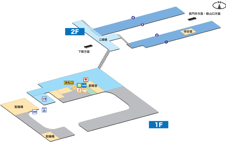 山陽本線・山陰本線 幡生駅