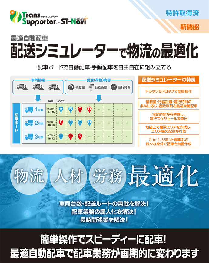 配車管理システムがコストダウン・業務効率化のカギ～TransSupporter～【聖亘トランスネットワーク】