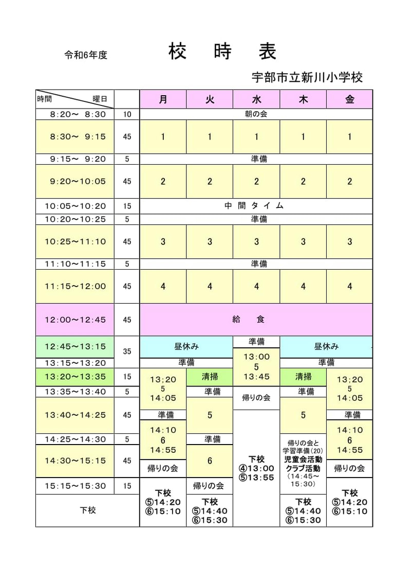 宇部市立新川小学校