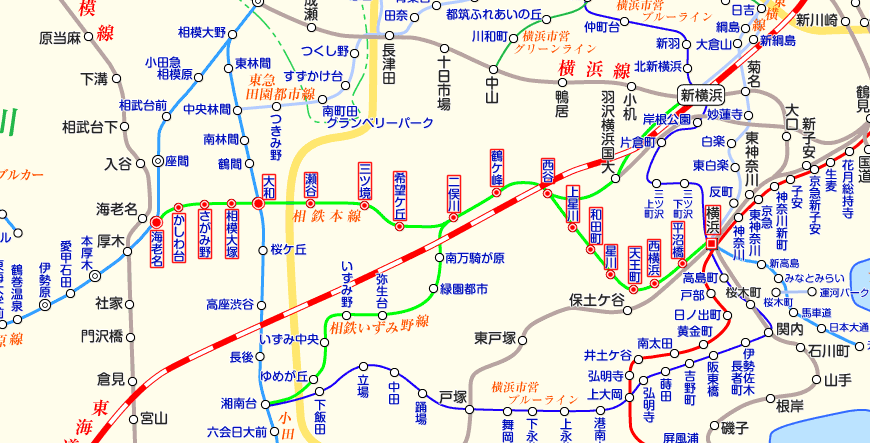 相模鉄道本線さがみ野駅／ホームメイト