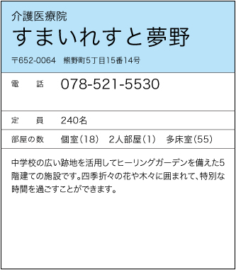 医療法人社団 良清会 介護医療院 すまいれすと夢野