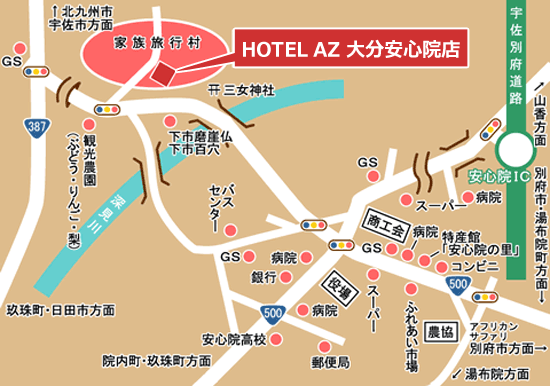 ＨＯＴＥＬ ＡＺ 大分安心院店【JTB】＜宇佐・中津＞