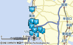 愛知県常滑市の趣味・スポーツ用品一覧｜マピオン電話帳