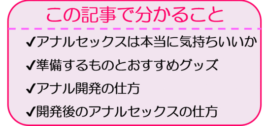 AFとは？アナルファックのやり方や意味を徹底解説！ ｜風俗未経験ガイド｜風俗求人【みっけ】