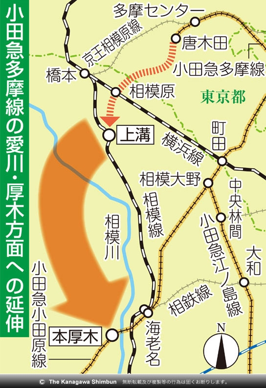 小田急多摩線延伸後の相模原駅周辺の将来イメージ！