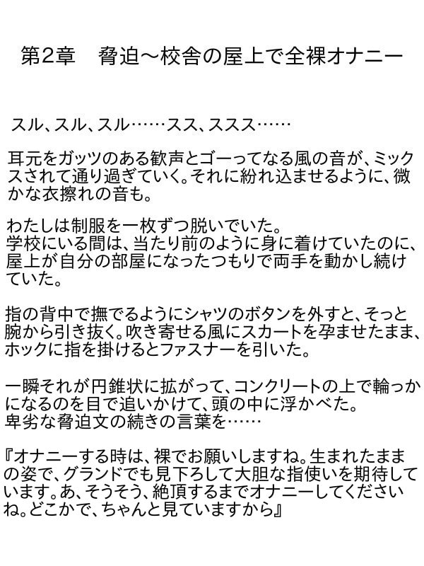 もしも官能小説家が文字だけで'オナ指示紙芝居'をつくったら(小夜夏ロニ子) - FANZA同人