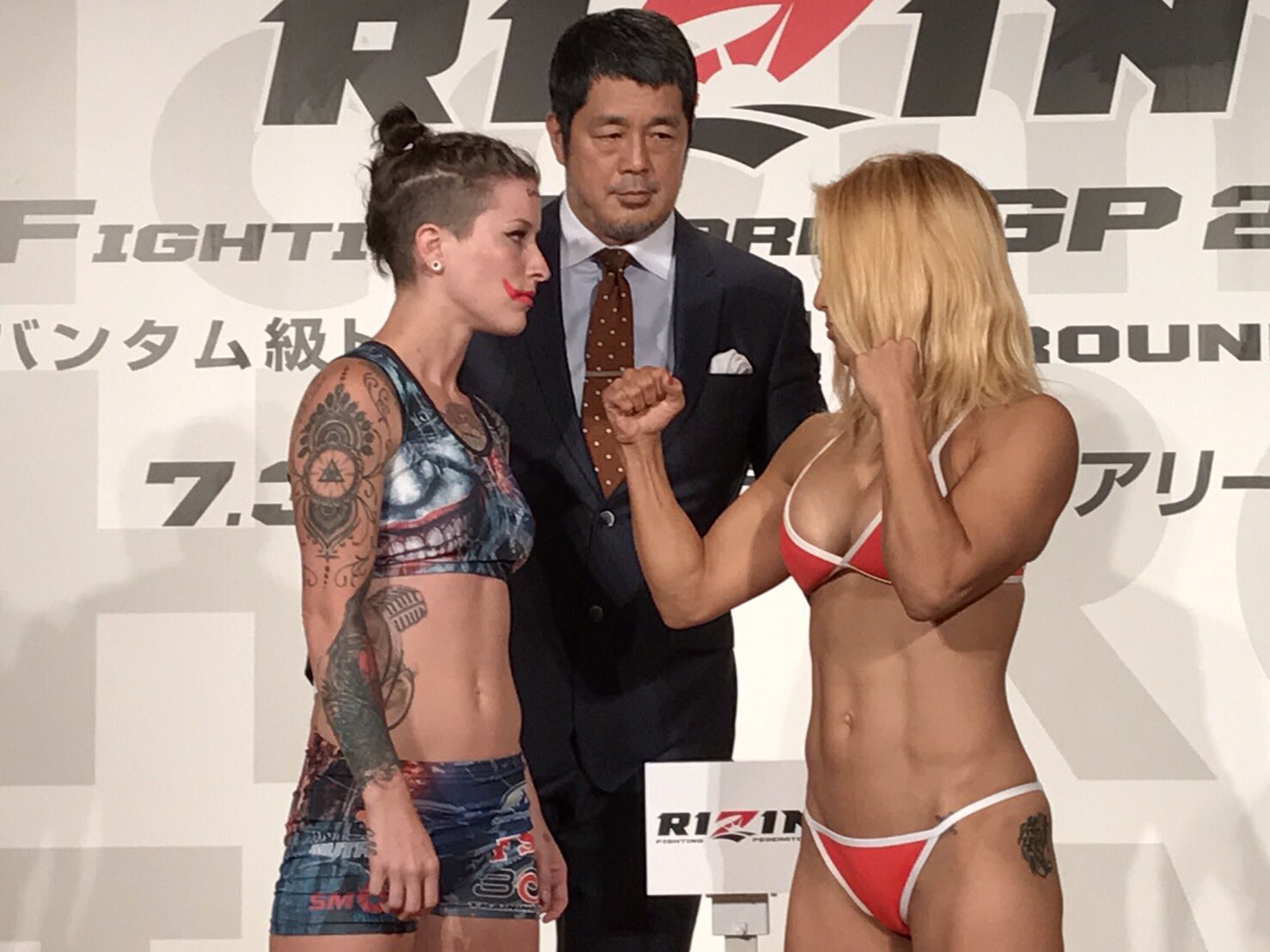 RIZIN】“引退試合”山本美憂、極小水着でバキバキボディ！“年齢超えた肉体美”に衝撃＝前日計量 - eFight【イーファイト】格闘技情報を毎日配信！