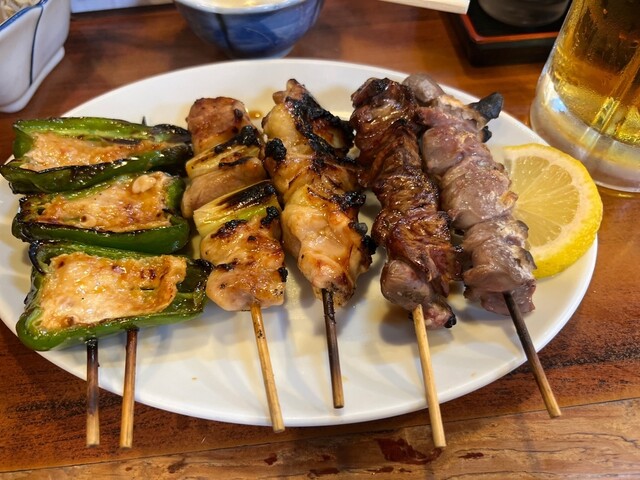 東京 青砥 やきとり「石松」 刺し盛り -