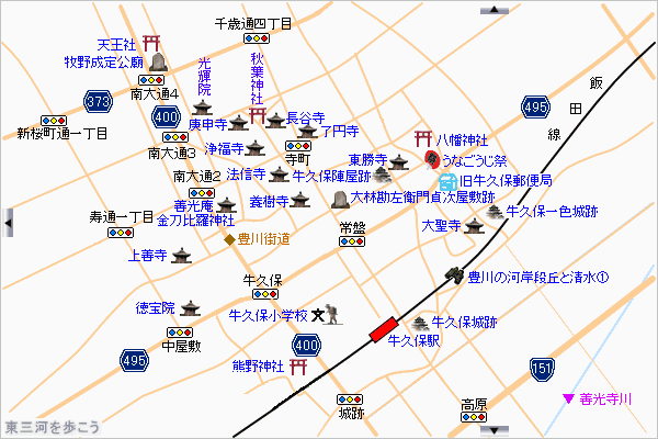 牛久保駅(ＪＲ飯田線 豊橋方面)の時刻表 -