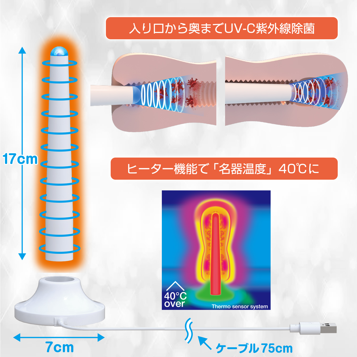 加熱棒 JOYOTOY USB